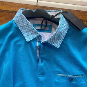 Light Blue Ted Baker Golf Polo — never worn still has tags on it